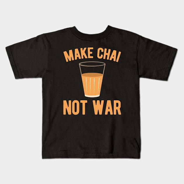 Funny Chai Kids T-Shirt by TheVintageChaosCo.